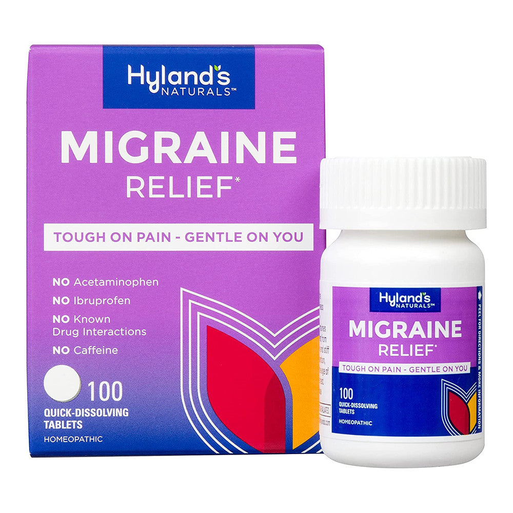 Hylands Migraine Relief Quick Dissolving Tablets, 100 Ea